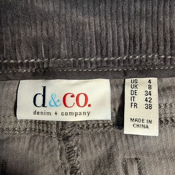 Womens’ D&Co Corduroy Pants Size 4 - Picture 5 of 5